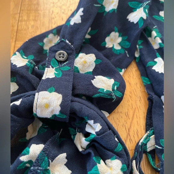 Draper James + Land’s End full button front mini dress, size XS (2-4). - Picture 4 of 8